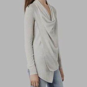 All Saints Elgar Fine Wool Cowl Neck Sweater